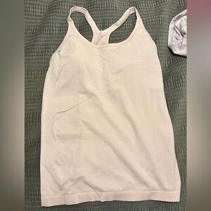 Light Pink Lululeom Ebb to Street Tank